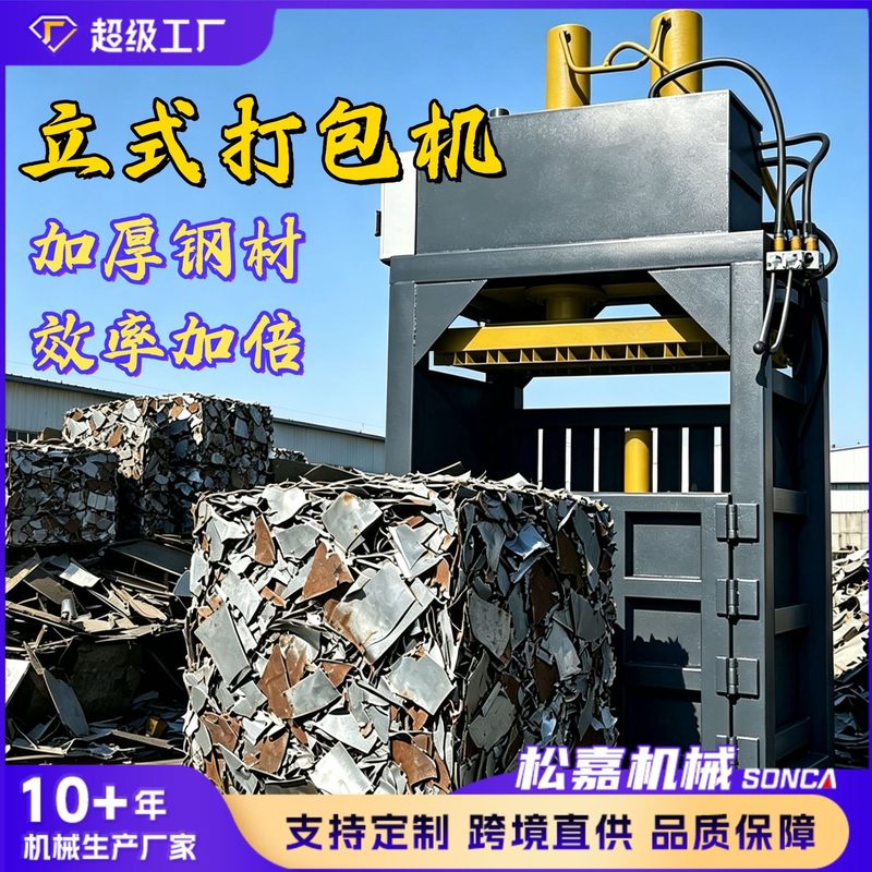 Vertical Hydraulic Baler image 3