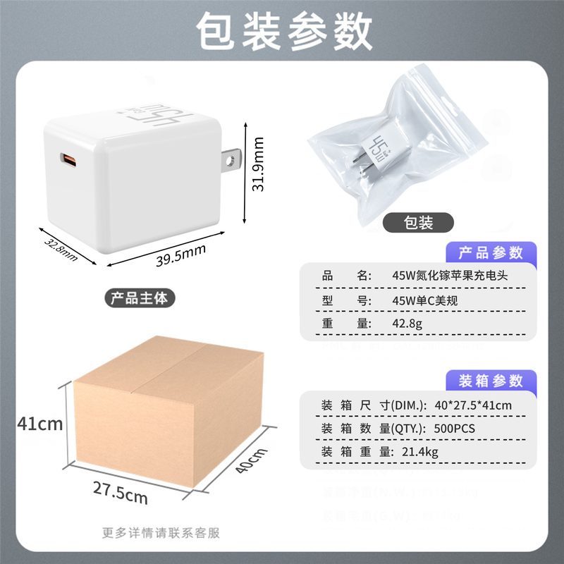 USB Fast Charger 45W image 3
