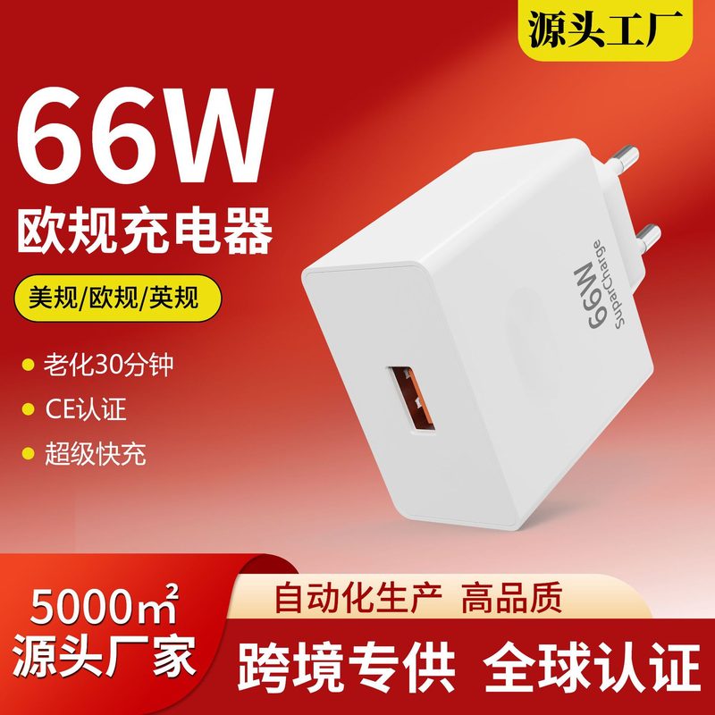 USB Fast Charger 66W
